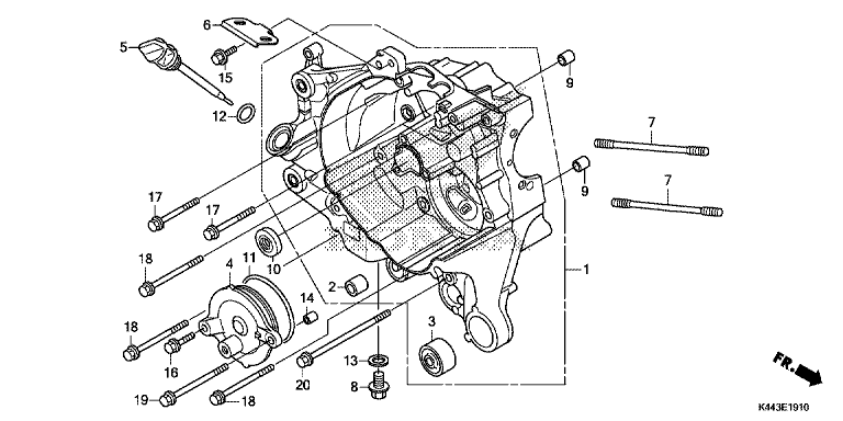 RIGHT CRANKCASE