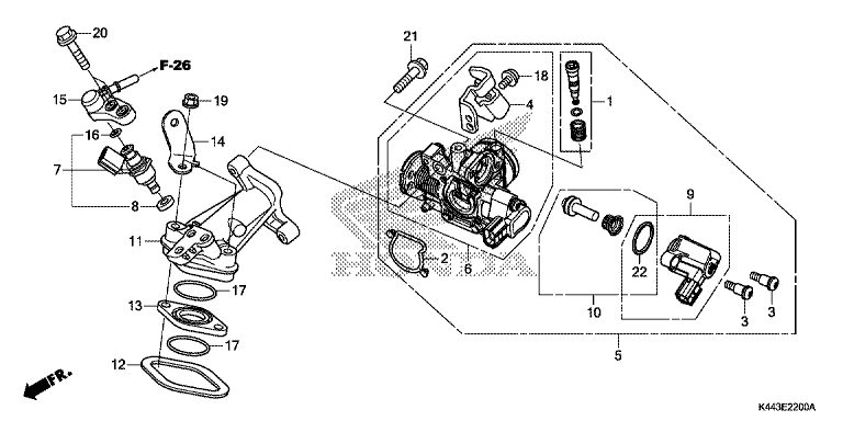 THROTTLE BODY/FUEL INJECTOR