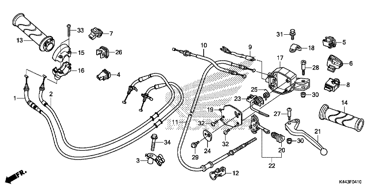 HANDLE LEVER/SWITCH/CABLE