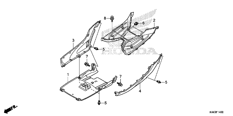 FLOOR FOOTPEG/FOOTREST