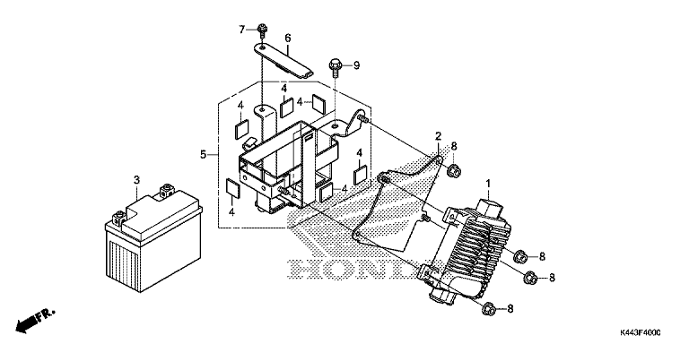 BATTERY/ECU