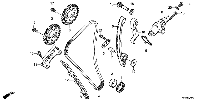 CAM CHAIN/TENSIONER