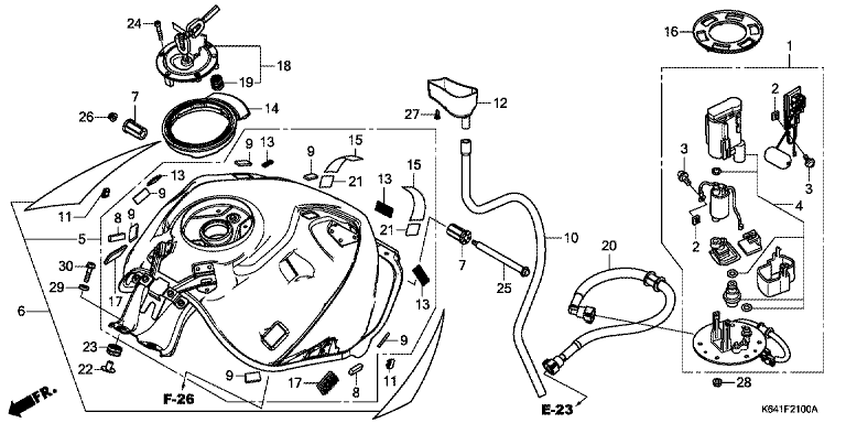 FUEL TANK/FUEL PUMP