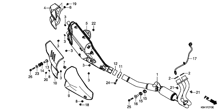 EXHAUST MUFFLER