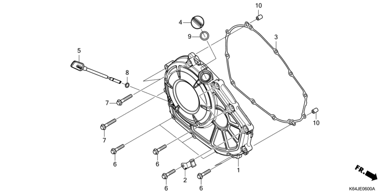 RIGHT CRANKCASE COVER