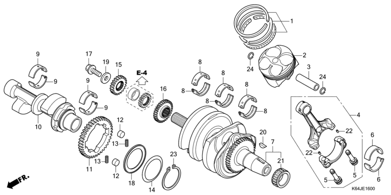 CRANKSHAFT/PISTON