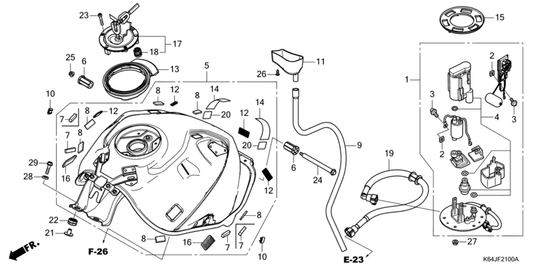 FUEL TANK/FUEL PUMP