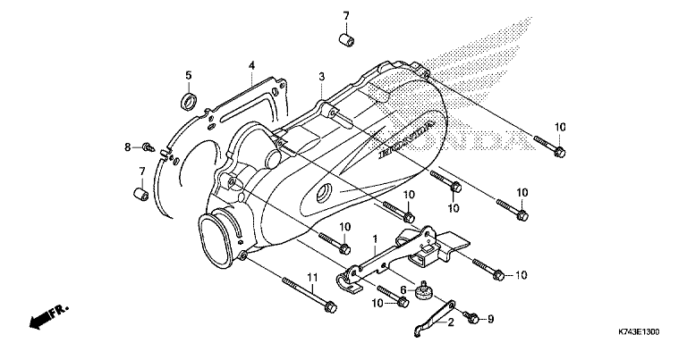LEFT CRANKCASE COVER