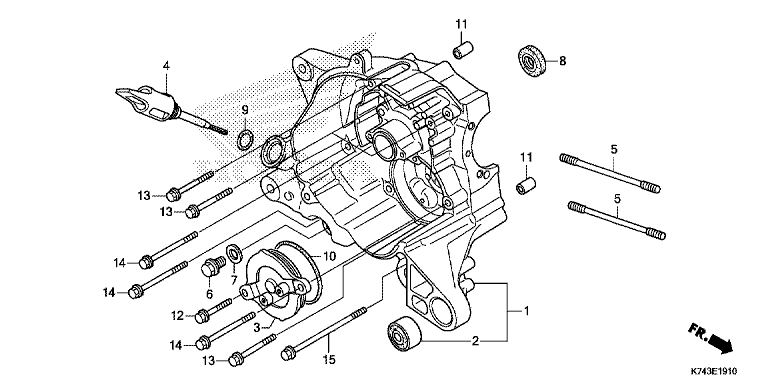 RIGHT CRANKCASE