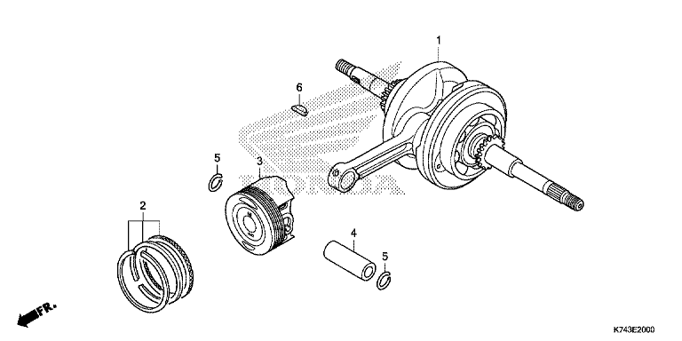 CRANKSHAFT/PISTON