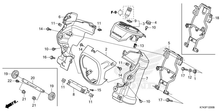 HEADLIGHT COVER/FRONT FORK COVER