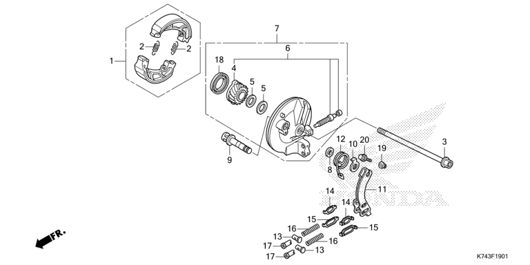 FRONT BRAKE PANEL (NVA110B)