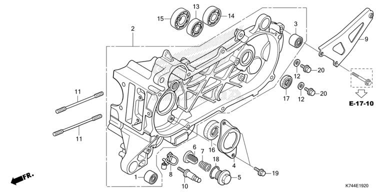 LEFT CRANKCASE