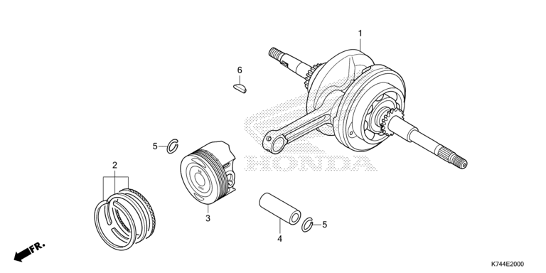 CRANKSHAFT/PISTON