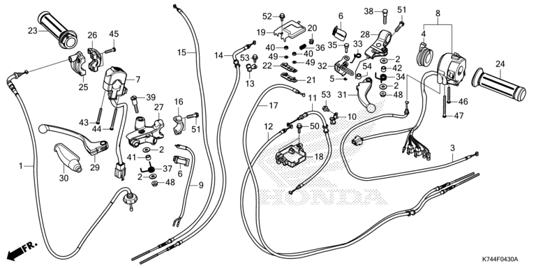 HANDLE LEVER/SWITCH/CABLE
