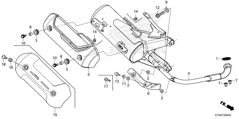 EXHAUST MUFFLER
