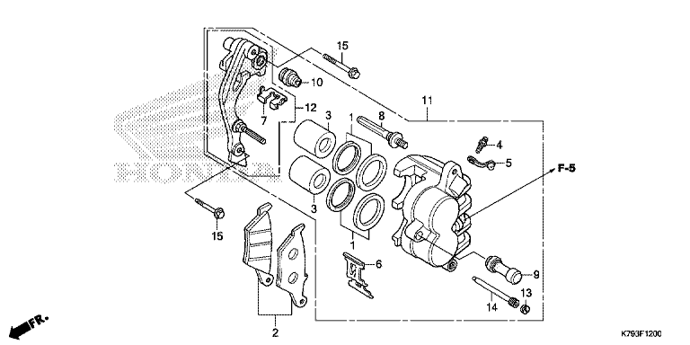 FRONT BRAKE CALIPER