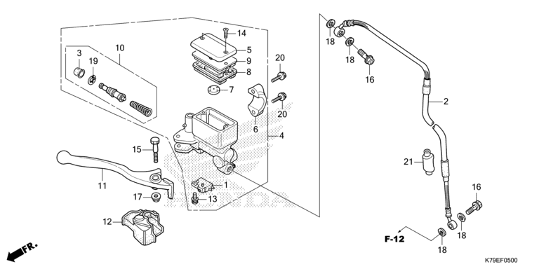 FRONT BRAKE MASTER CYLINDER