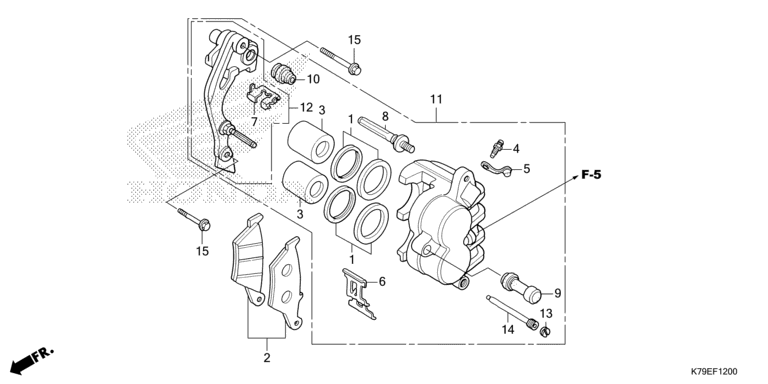 FRONT BRAKE CALIPER
