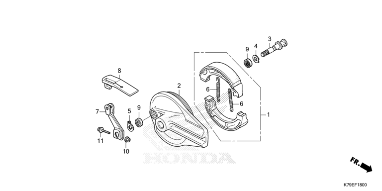 REAR BRAKE PANEL