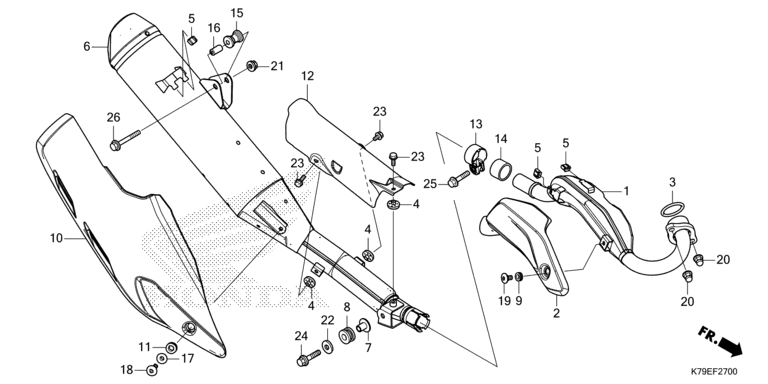EXHAUST MUFFLER