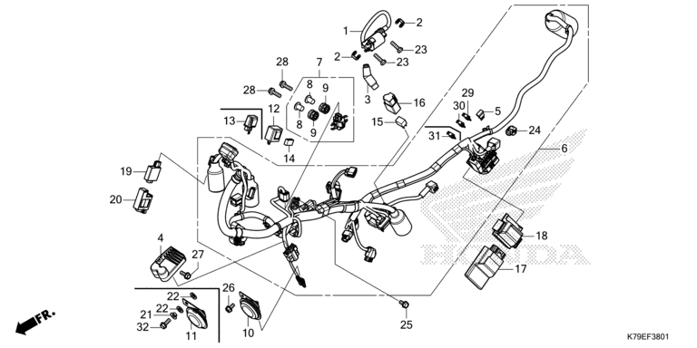 WIRE HARNESS (XR190CTS/LS)