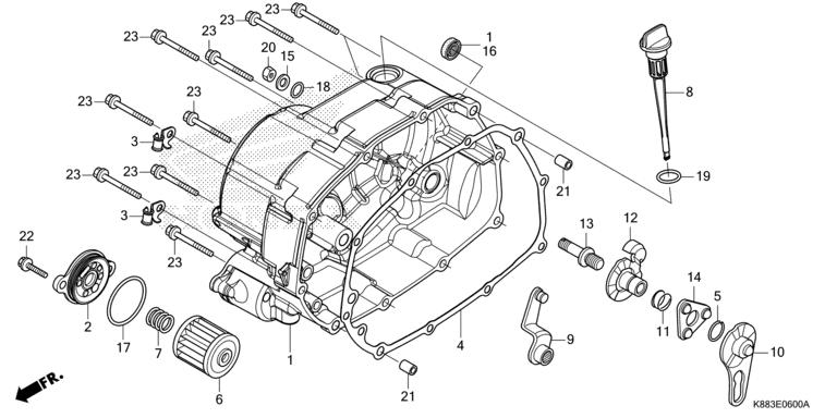 RIGHT CRANKCASE COVER