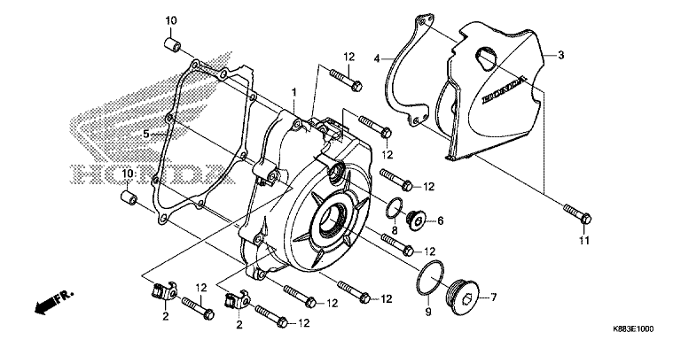 LEFT CRANKCASE COVER