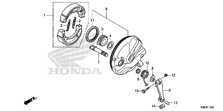 FRONT BRAKE PANEL