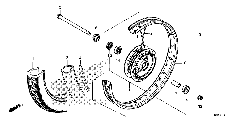 FRONT WHEEL