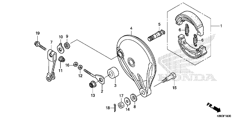 REAR BRAKE PANEL
