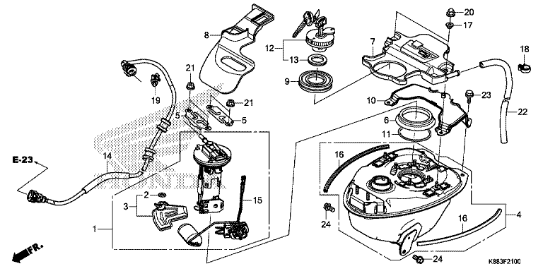 FUEL TANK/FUEL PUMP