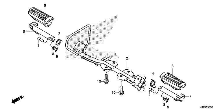 FOOTPEG/FOOTREST