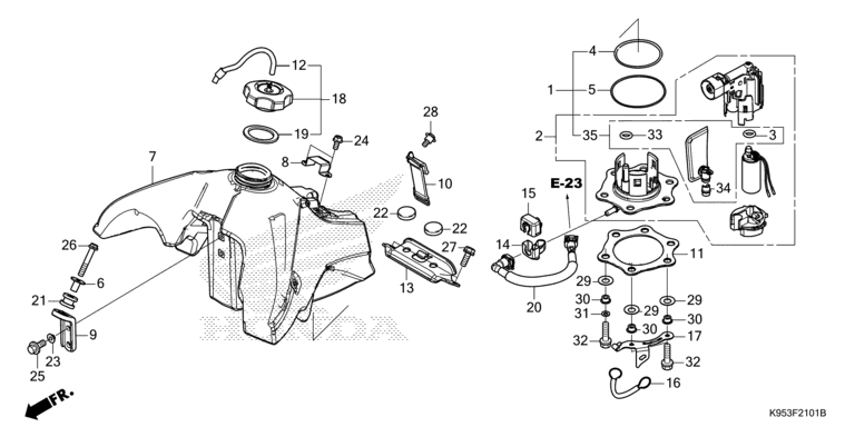 FUEL TANK (CRF250RX)