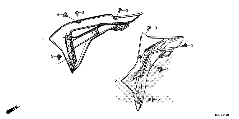 RADIATOR SHROUD (CRF250RX)