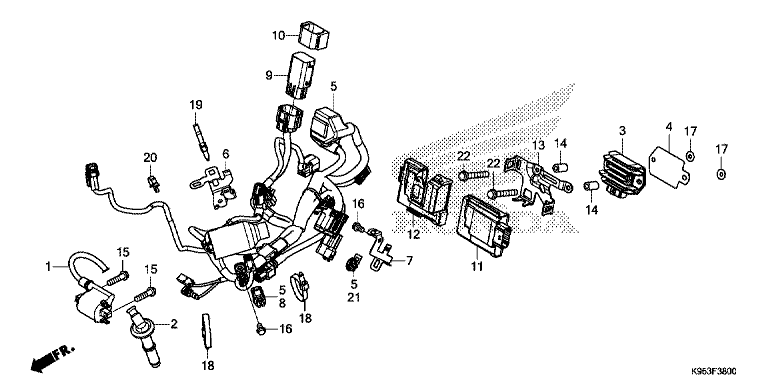 WIRE HARNESS (CRF250RJ)