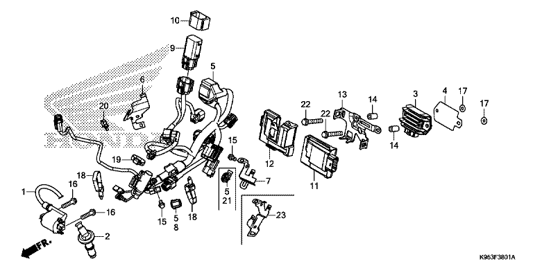 WIRE HARNESS (CRF250RK,L,M/CRF250RXK,L)