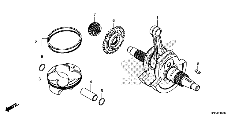 CRANKSHAFT/PISTON