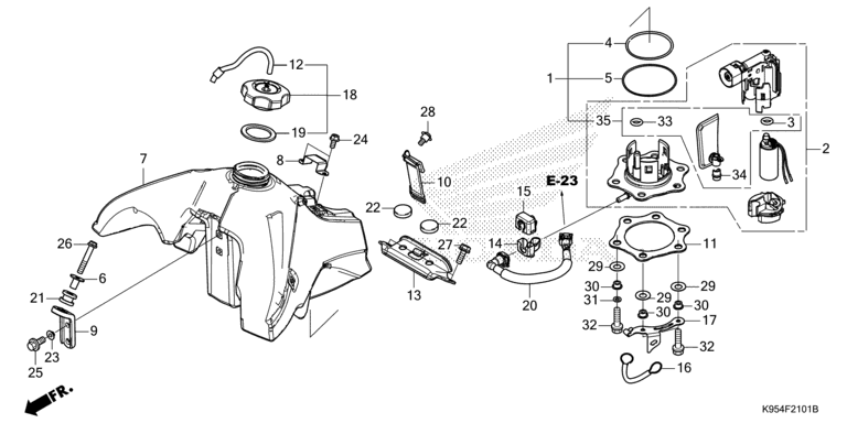 FUEL TANK (CRF250RX)