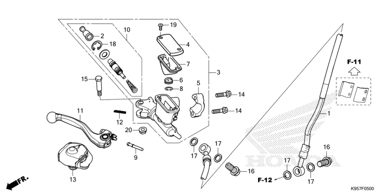 FRONT BRAKE MASTER CYLINDER