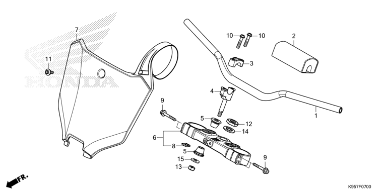 HANDLE BAR/TOP BRIDGE