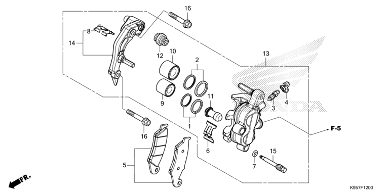 FRONT BRAKE CALIPER