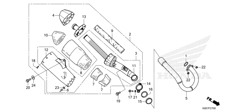 EXHAUST MUFFLER