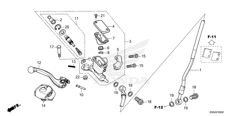 FRONT BRAKE MASTER CYLINDER