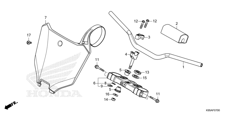 HANDLE BAR/TOP BRIDGE
