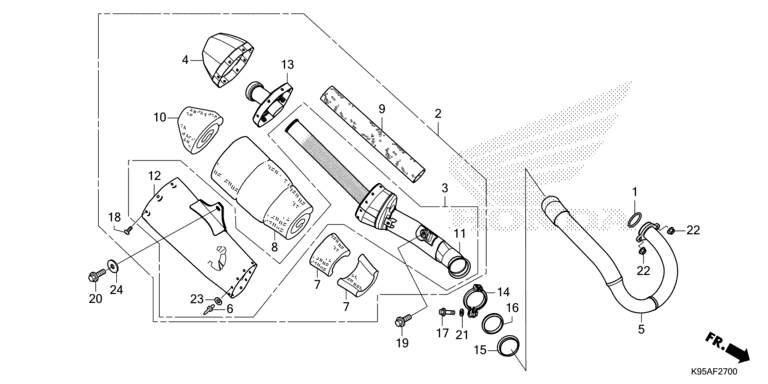 EXHAUST MUFFLER