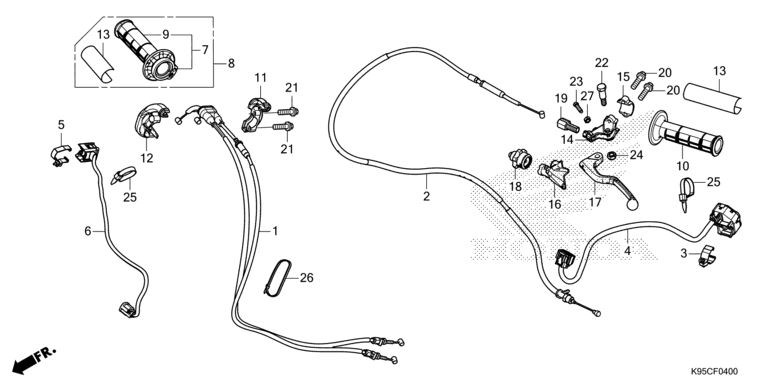 HANDLE LEVER/SWITCH/CABLE