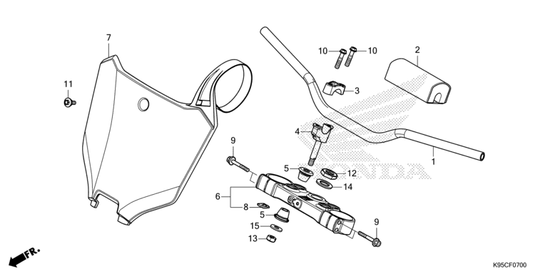 HANDLE BAR/TOP BRIDGE