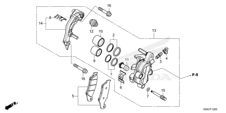 FRONT BRAKE CALIPER