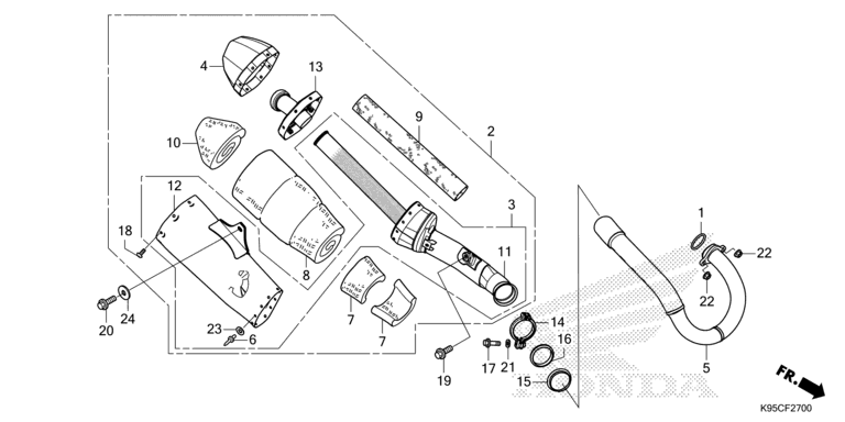 EXHAUST MUFFLER